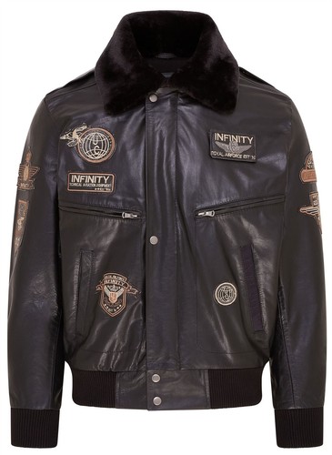 Hommes noir veste bomber - noir,