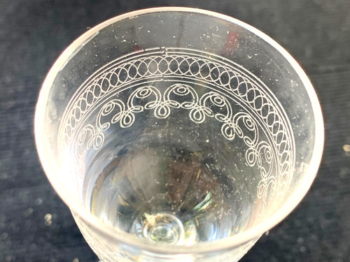 Anciens verres liqueur en - 6, à