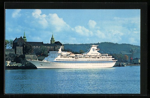 Carte postale paquebot - , m/s