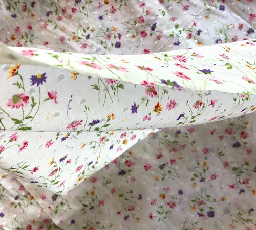 Grand coupon tissu vintage - grand,
