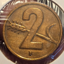 2 centimes 1951 Croix suisse