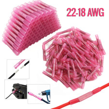 Cosses à Sertir Connecteur Isolé Electrique Sertissage Thermorétractable 22 AWG