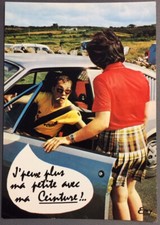 Carte postale Humoristique - J'peux plus ma petite avec ma ceinture !..  (274)