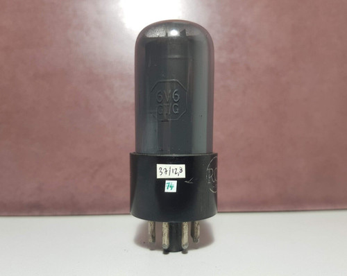6v6gt rca black plate - plate, fin