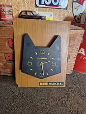 vintage Horloge murale chat SEV MARCHAL