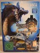 MONSTER HUNTER 3 MANETTE CLASSIC CONTROLLER PRO PACK NINTENDO WII (WIIU)