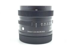 Près De Mint Sigma 24mm F/3.5 Dg Dn Contemporain Prime Objectif Leica L-MOUNT #