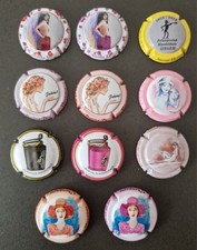 Lot de 11 Capsules de champagne Marina D toutes différentes