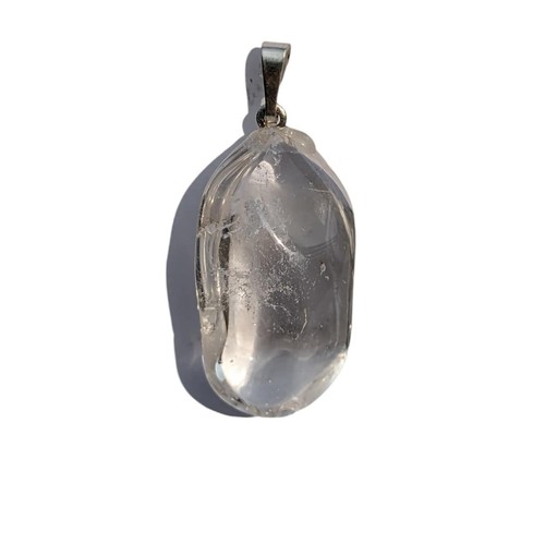 Pendentif cristal roche - en,