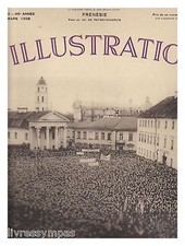 L'ILLUSTRATION 4960 26/03/1938 AVIATION ALLEMANDE VAISON LA ROMAINE LOYS PRAT