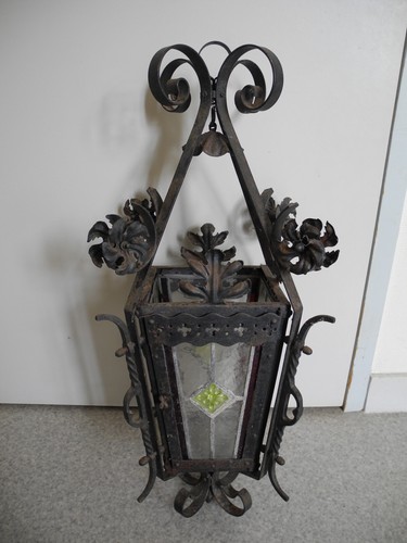 Ancienne lanterne fer - ancienne,
