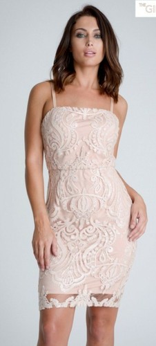 Robe cami paillettes - cami, à