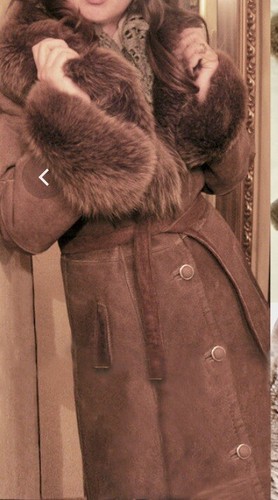 Manteau peau mouton avec - mouton,
