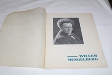Programme Willem MENGELBERG