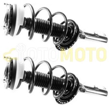 RENAULT MEGANE 2 II JAMBE SUSPENSION AMORTISSEUR RESSORT COUPELLE PRÉMONTÉ AVANT