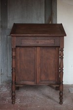 Pupitre d'écriture ancien, Meuble de rangement, bureau, autel,pupitre XIX