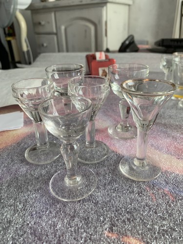 Lot verres dépareillés - lot, 6