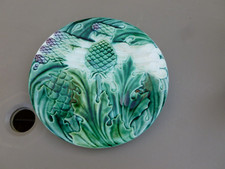 old majolica plate , Assiette