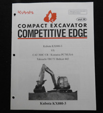 Brochure KUBOTA KX080-3 Mini
