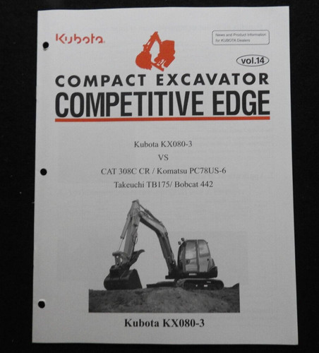 Brochure kubota kx080 mini - kx080-3,