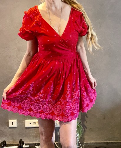 Robe top shop rouge - top,