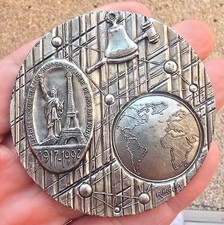 Rare Médaille en Argent Lions