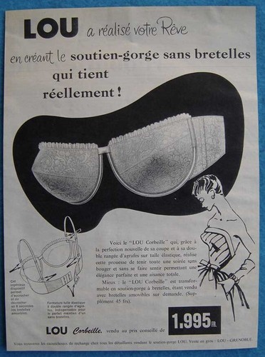 Publicité papier lingerie - papier,