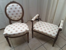 Chaise et sa petite banquette