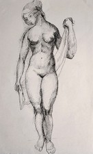 Joli Duo Dessin Modèle Nue