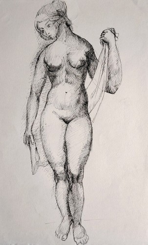 Joli duo dessin modèle - dessin,