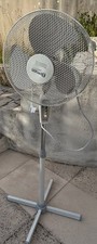 Ventilateur sur pied - BROTHERS - Blanc/Gris