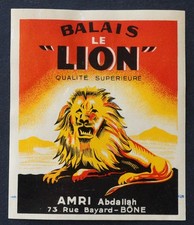 Ancienne étiquette BALAI  LE