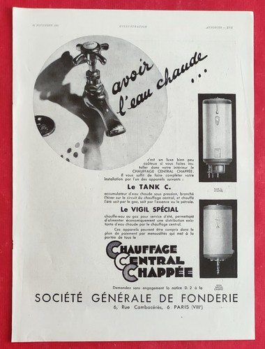 Publicité presse 1931 - publicité, presse: