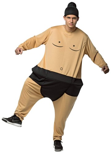 Mens adult sumo costume - mens, |