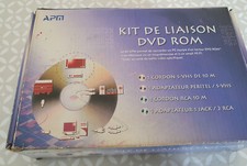 Kit pour raccorder un ordi avec lecteur DVD à la TV ou magnétoscope ou ampli HI