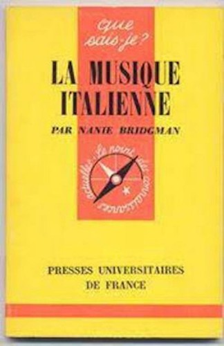 Musique italienne reliure - la,