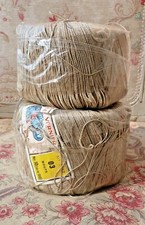 LOT 2 ANCIENNES BOBINES FIL de LIN RETORS 5, 03 BOUTS DROULERS VERNIERS-VERNIER