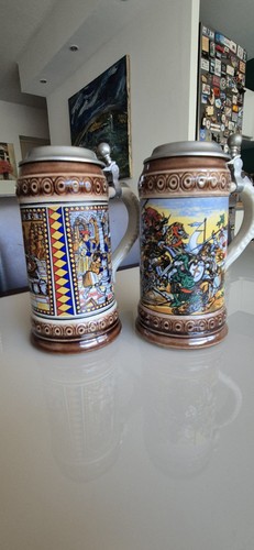 Chopes bière anciennes - À,