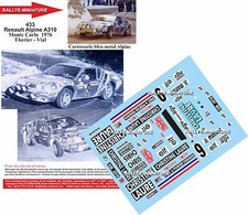 DECALS 1/24 REF 0433 ALPINE