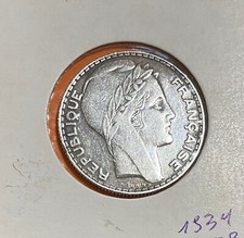 10 Franc Turin 1934 TTB SUP - Troisième République, 1871 - 1940