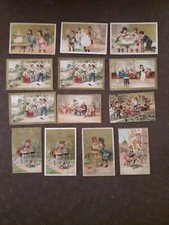 lot de 13 chromos "au bon