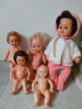 Lot de poupées anciennes Bella, Gégé, Famosa et autres