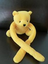 V. DOUDOU PELUCHE WEEZBEE BNP PARIBAS OURS JAUNE ETAT NEUF*