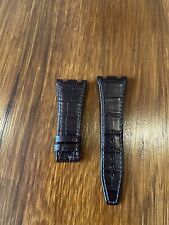 Bracelet Crocodile Audemars Piguet Marron Foncé  Pour Royal Oak 15400