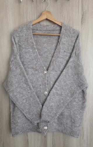 Cardigan femme gris maille - femme,