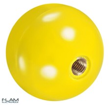Boule stick JAUNE 6x35mm borne