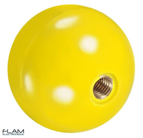 Boule stick jaune 6x35mm - jaune, borne