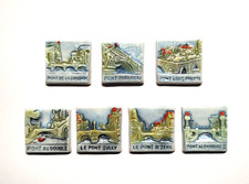 Série complète de fèves MAUDUIT 1995 PONTS DE PARIS Publicitaires Perso *164.196