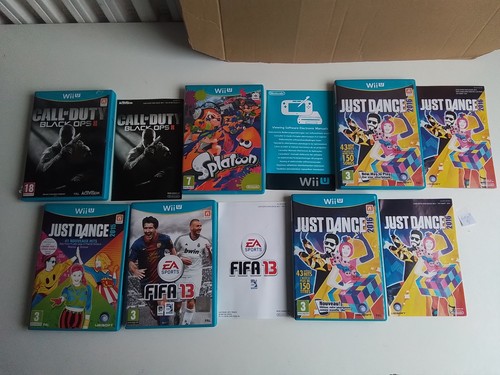 Lot jeux wii splatoon - u, call