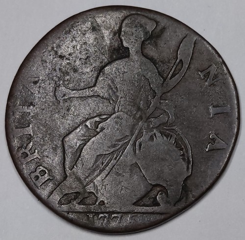 Rare monnaie half penny - rare, monnaie,